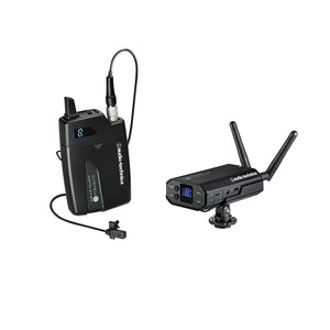 Image Title Audio-Technica System 10 - Digital Wireless Camera-Mount System with Lavalier Mic - ATW-1701/L - The Camera Box