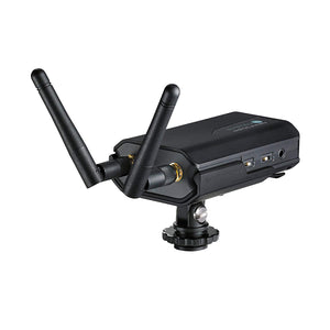 Image Title Audio-Technica System 10 - Camera-Mount Digital Wireless Microphone System with Handheld Mic - ATW-1702 - The Camera Box