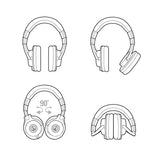 Audio-Technica ATH-M40x Monitor Headphones (Black) Audio-Technica ATH-M40x Monitor Headphones (Black) - The Camera Box