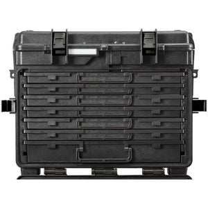 Image Title Explorer Cases 5140 Hard Wheeled Tool Chest w/ Six 30mm, One 60mm Drawers(Black)