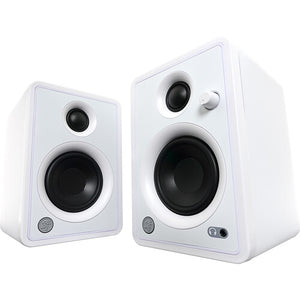 Mackie CR3-XBT Creative Reference Series 3" Multimedia Monitors w/Bluetooth (Pair, Limited-Edition White)