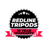 RedLine 7518-3 Professional Video Tripod with F18-3 Fluid Head plus FREE Redline D3 Universal Folding Dolly