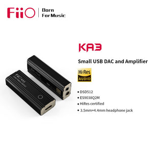 FiiO KA3 Compact portable USB DAC and headphone amp