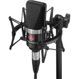 Neumann TLM 102 Studio Set | Cardioid Large Diaphragm Condenser Microphone Set (Black)