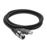 Hosa Tracklink Microphone XLR Female to USB Interface Cable (10')