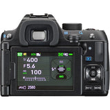 Pentax K-70 DSLR Camera (Body Only, Black) with Pentax AF-200FG P-TTL Shoe Mount Flash