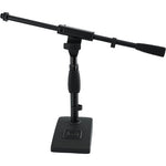 Gator Cases Frameworks GFW-MIC-0821 Kick Drum, Amplifier Compact Mic Stand with Single-Section Boom