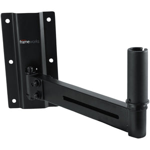 Gator Frameworks Adjustable Studio Speaker Wall Mount; Fits Both 38mm and 35mm Speaker Mounts (GFW-SPK-WM100) - The Camera Box