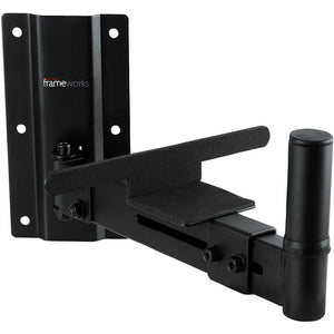 Gator Frameworks Adjustable Studio Speaker Wall Mount; Fits Both 38mm and 35mm Speaker Mounts (GFW-SPK-WM100) - The Camera Box