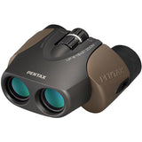 Pentax UP 8-16x21 U-Series Compact Zoom Binoculars (Brown) - The Camera Box