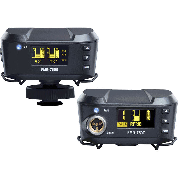 Marantz Professional PMD-750 Camera-Mount Digital Wireless System with Omnidirectional Lavalier Mic - The Camera Box