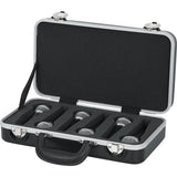 Gator Cases Microphone Hard Case with Foam Drops for Up to (4) Wired Microphones (GM-6-PE) - The Camera Box
