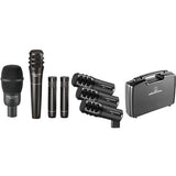 Audio-Technica PRO-DRUM7 Pro Series Drum Microphone Set (7-Piece) - The Camera Box