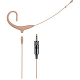 Audio-Technica BP892xCLM3-TH Omnidirectional Earset with Detachable Cable, Locking 3.5mm Connector, Beige