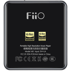FiiO M5 Hi-Res Bluetooth Touch Screen MP3 Music Player (Titanium)