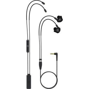 Mackie MP-240 BTA Dual Hybrid Driver In-Ear Headphones with Bluetooth Adapter Cable