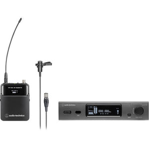 Audio-Technica ATW-3211N/831 Network Enabled Wireless Cardioid Lavalier Microphone System (EE1: 530 to 590 MHz)