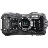 Ricoh WG-70 Waterproof Shockproof 16MP Digital Camera (Black)