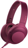 Sony MDR-100AAP Premium Hi-Res Stereo Headphones Wired, (Bordeaux Pink)