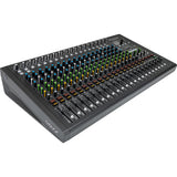Mackie Onyx24 24-Channel Premium Analog Mixer British Style Perkins 3-Band EQ with Multitrack USB