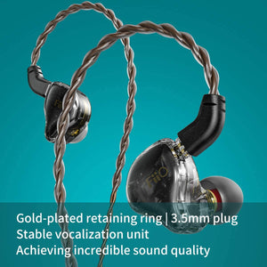 FiiO FD1 Hi-Res Earbuds Wired in ear Earphones (Blue)