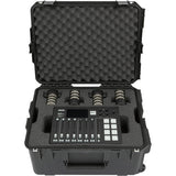 SKB iSeries Waterproof Case with Wheels for RODECaster Pro and Four PodMics