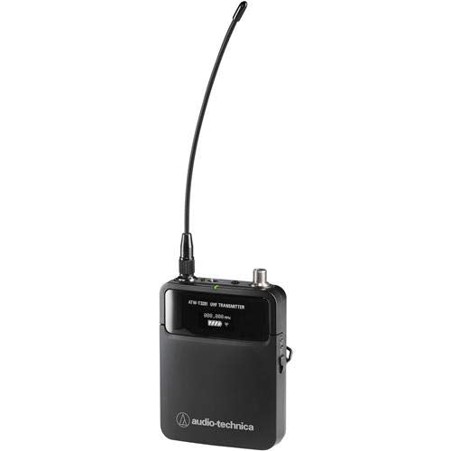 Audio-Technica ATW-T3201EE1 3000 Series (Fourth Generation) Bodypack Transmitter (EE1: 530.000 to 589.975 MHz) - The Camera Box