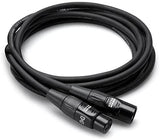 Hosa HMIC Pro Microphone Cables REAN XLR3F to XLRM - (25 Feet) (Black)