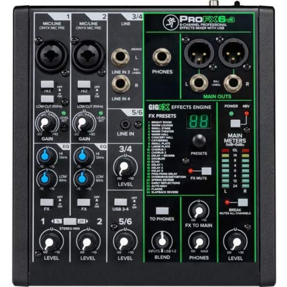 Mackie Performer Bundle with CR3-X Speakers, Two (2) EM-89D Dynamic Microphones, MC-100 Headphones, and Boom Arm