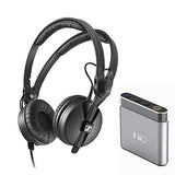 Sennheiser HD 25 Monitor Headphones with FiiO A1 Portable Headphone Amp (Silver)
