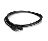 Hosa Technology 6' High-Speed USB Type A Male to Micro-B Male Cable