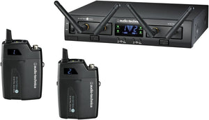Audio-Technica ATW-1311 System 10 PRO Rack-Mount Digital Dual UniPak Transmitter System (2.4 GHz) - The Camera Box