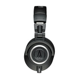 Audio-Technica ATH-M50x Professional Studio Monitor Black Headphones With FiiO A1 Portable Headphone Amplifier - The Camera Box