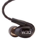 Westone W30 Triple-Driver True-Fit Earphones with MMCX Audio Cable and 3 Button MFi Cable with Microphone