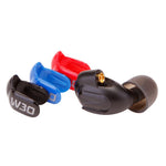 Westone W30 Triple-Driver True-Fit Earphones with MMCX Audio Cable and 3 Button MFi Cable with Microphone
