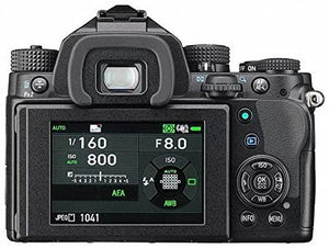 Pentax KP 24.32 Ultra-Compact Weatherproof DSLR Camera (Black) with Pentax DA 18-55mm f/3.5-5.6 AL WR Zoom Lens and Pentax D-BG7 Battery Grip