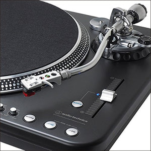 Audio-Technica Consumer AT-LP1240-USB XP Professional DJ Direct-Drive Turntable (USB & Analog) with AT-XP5 Cart - The Camera Box