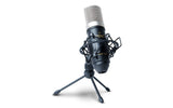 Marantz Professional MPM-1000 | Cardioid Condenser Microphone with Windscreen, Shock Mount & Tripod Stand (18mm / XLR Out)