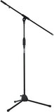 Rok-It Standard Microphone Stand with Fixed Boom Arm and Tripod Base; (RI-MICTP-FBM)