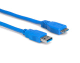 Hosa USB-306AC Type A to Micro-B SuperSpeed USB 3.0 Cable, 6 Feet