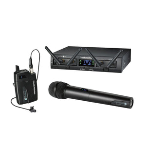 Audio-Technica Dual Channel Handheld Lavalier Microphone Rack Mount ATW-1312/L - The Camera Box