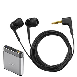 Sennheiser IE 4 Earphones with a FiiO A1 Portable Headphone Amp (Silver)