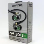 Westone AM Pro 30 Triple-Driver Universal Ambient-Port In-Ear Monitors (Clear/Black)