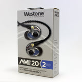 Westone AM Pro20 Dual-Driver Universal Ambient-Port In-Ear Monitors (Clear/Black)