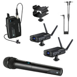 Audio-Technica System 10 - Digital Wireless Camera-Mount System with Lavalier Mic - ATW-1701/L set - The Camera Box