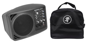 Mackie SRM150 5" Compact Powered Active PA Monitor Speaker & SRM 150 Travel Bag - The Camera Box