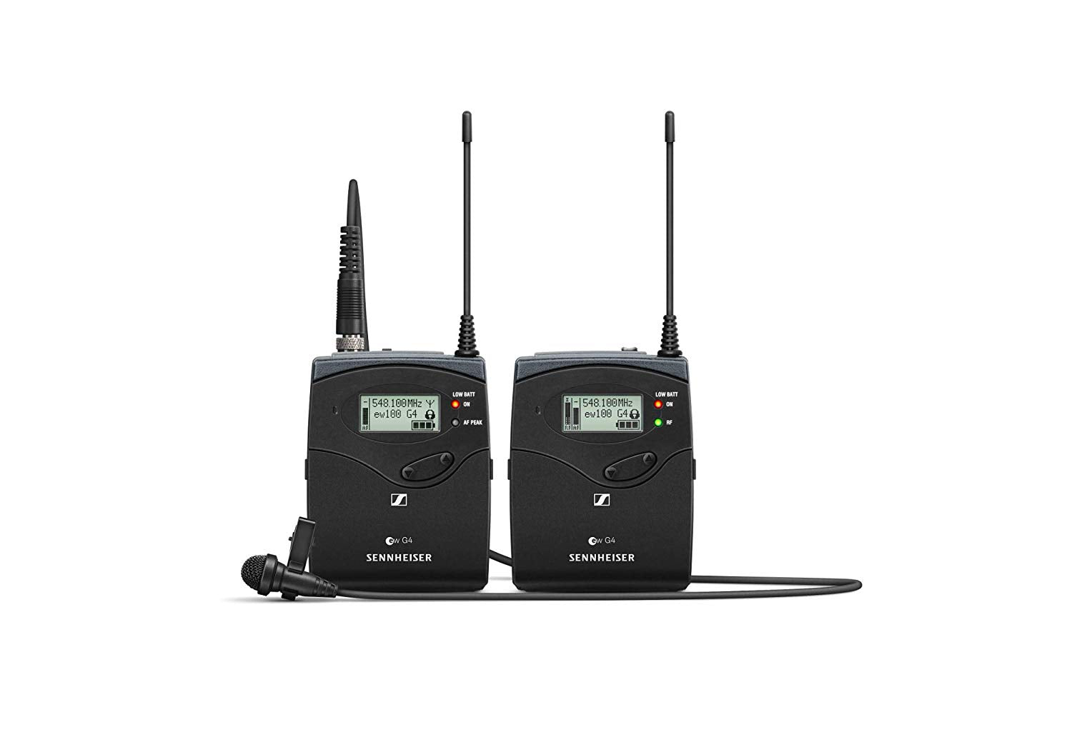 Sennheiser ew 112P G4 Camera-Mount Wireless Microphone System with ME 2-II Lavalier Mic A1: (470 to 516 MHz)