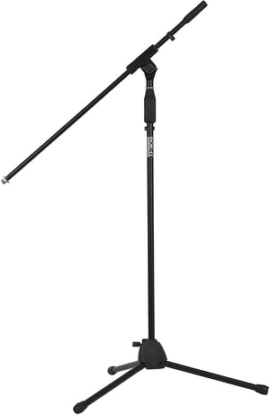 Rok-It Standard Microphone Stand with Fixed Boom Arm and Tripod Base; (RI-MICTP-FBM)