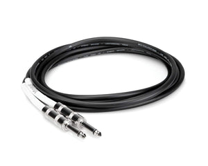 Hosa GTR-210 1/4" Male to 1/4" Male Guitar Cable, Straight, 10 Feet - The Camera Box