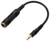 Sennheiser 561035 1/4" Female to 1/8" Mini Male Stereo Adapter Cable (5.9")
